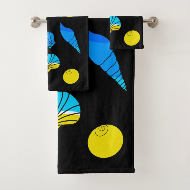 Muschel am Strand Badhandtuch Set (Insitu)