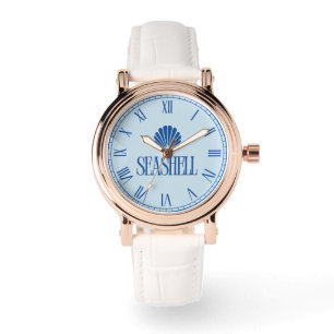 Muschel Armbanduhr