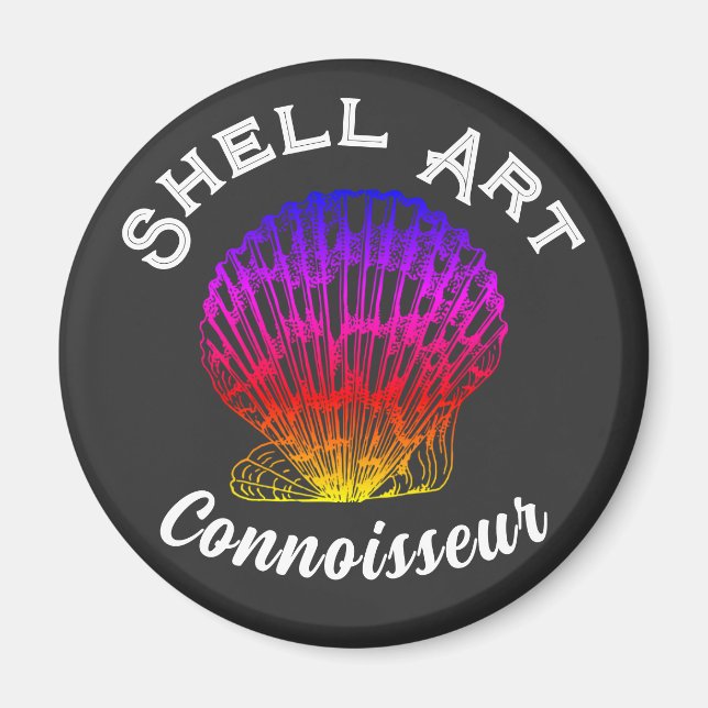 Muschel Art Connoisseur Magnet (Vorne)