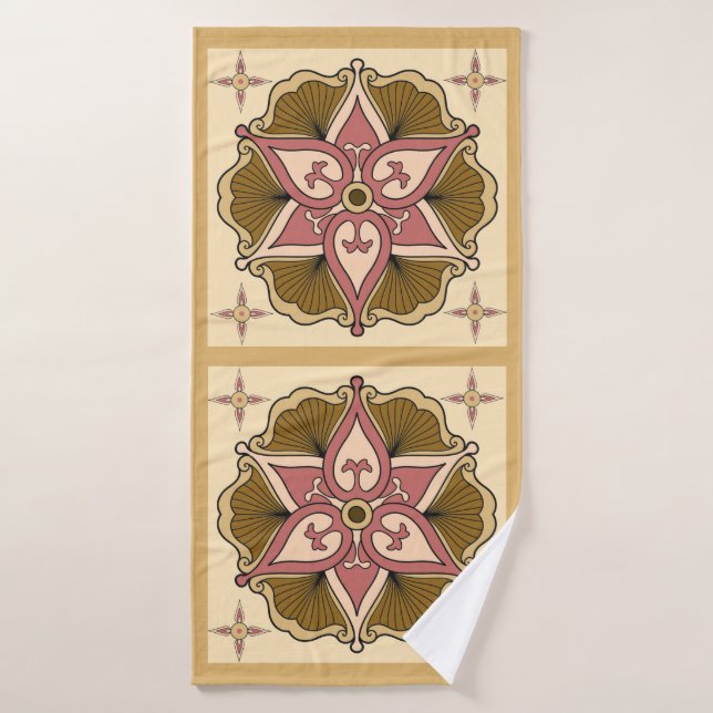 Muschel Badehandtuch (Badehandtuch)