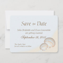 Muschel Beach Sea Shore Save the Date Einladung