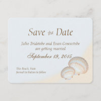 Muschel Beach Sea Shore Save the Date