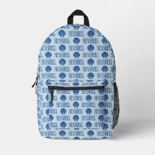 Muschel Bedruckter Rucksack