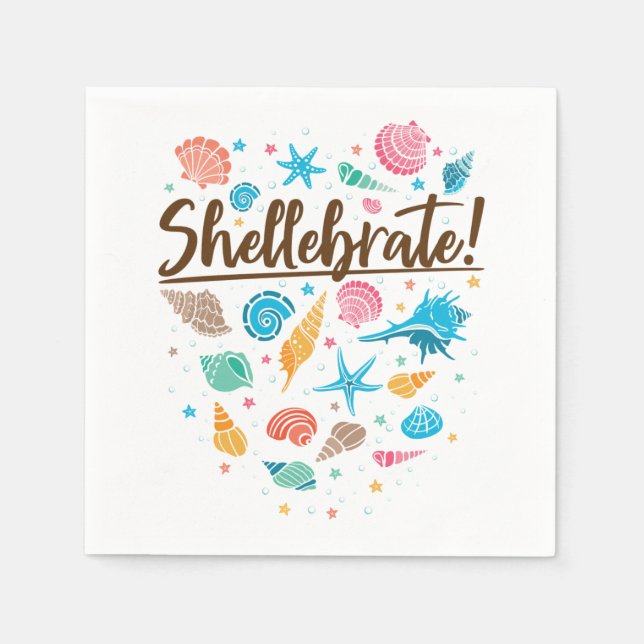 Muschel der Shellebrasse Serviette (Vorderseite)