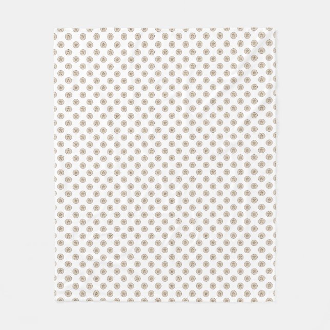 Muschel des Sand-Dollar-Meeres Fleecedecke (Vorderseite)