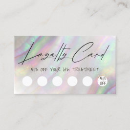 Muschel Design Loyalität Karte