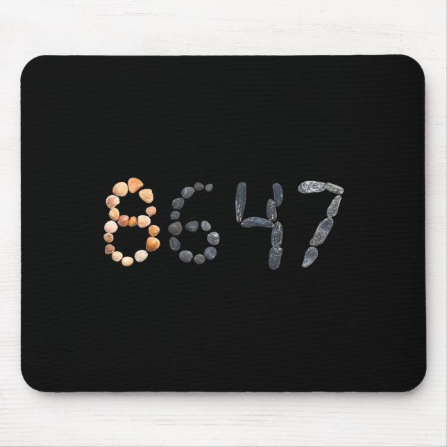Muschel Fels Küsten Design Mousepad (Vorne)