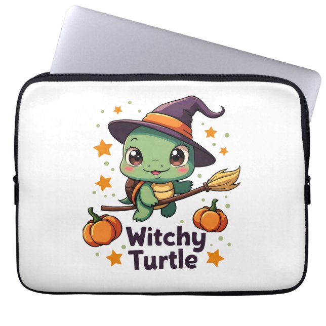 Muschel Hexenkurte Laptopschutzhülle (Vorderseite)
