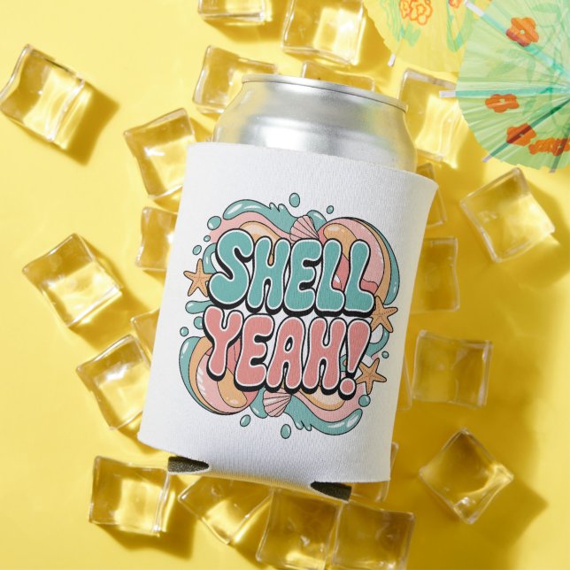 Muschel Ja! Beach Dosenkühler (In Situ Sommer)