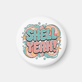 Muschel Ja! Beach Magnet