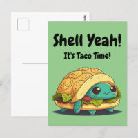 Muschel Ja! Es ist Taco Time! Taco Turtle