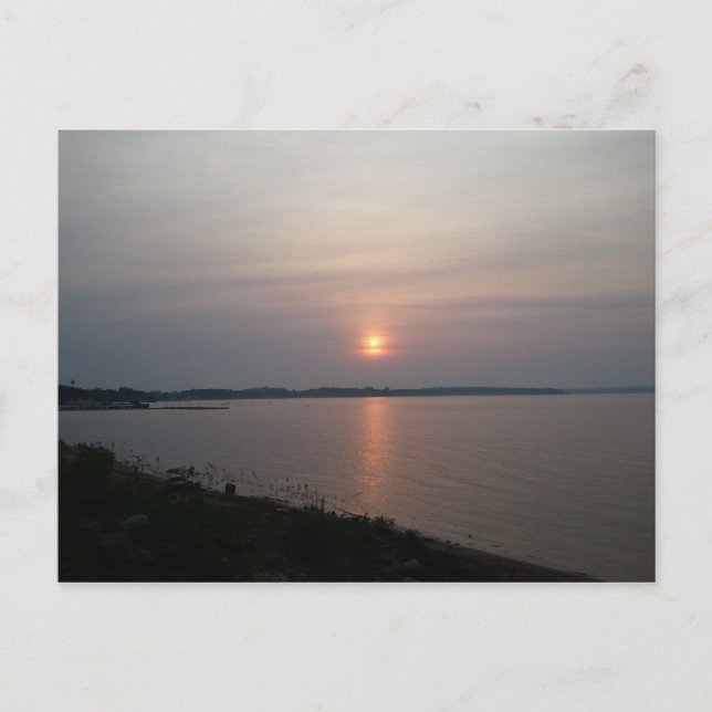 Muschel Lago Wisconsin Postkarte (Vorderseite)