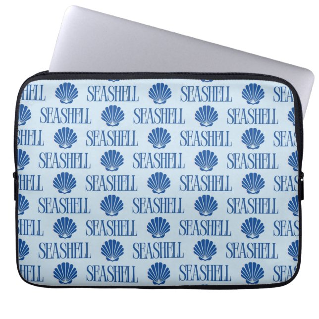 Muschel Laptopschutzhülle (Vorderseite)