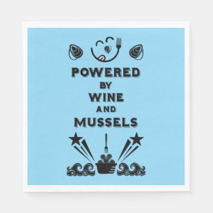 Muschel- & Meeresfrüchte-Festival Serviette