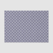 Muschel Muster Navy Blau und Weiß