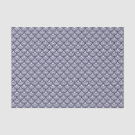 Muschel Muster Navy Blau und Weiß Seidenpapier