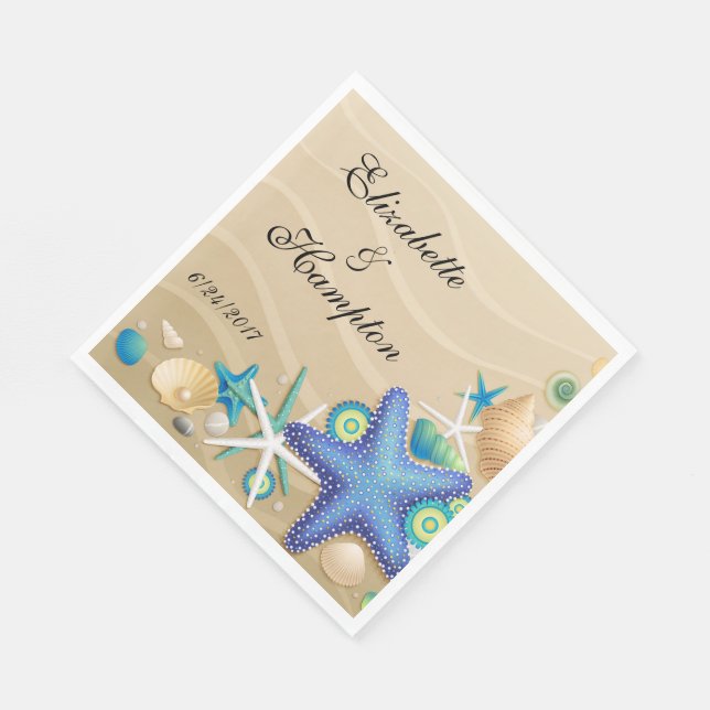 Muschel Napkin Serviette (Ecke)