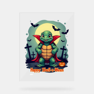 Muschel-o-Ween Turtle Acrylschild