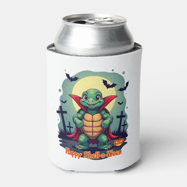 Muschel-o-Ween Turtle Dosenkühler (Kanne Vorderseite)