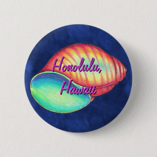 Muschel Rainbow Button