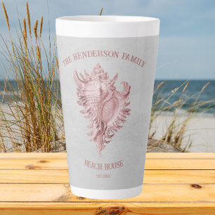 Muschel Rosa Conch Latte Tasse
