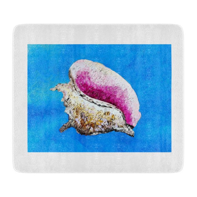 Muschel Schneidebrett (Vorderseite)