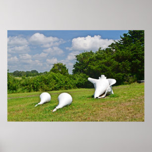 Muschel-Skulptur-Poster Poster