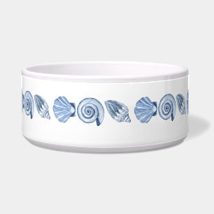 Muschel Sommer Blau Preppy Haustier Hund Katze Napf