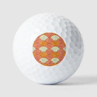 Muschel Spektakel: Abstrakte Meeresmuster Golfball