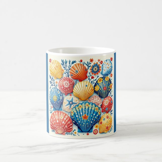 Muschel-Tasse Kaffeetasse (Mittel)
