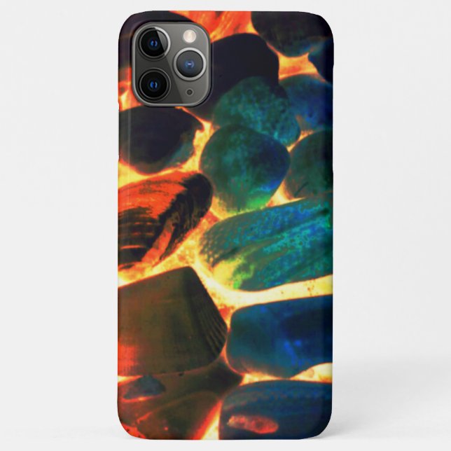 Muschel von Austern auf rotem Vulkangestein oder i Case-Mate iPhone Hülle (Rückseite)