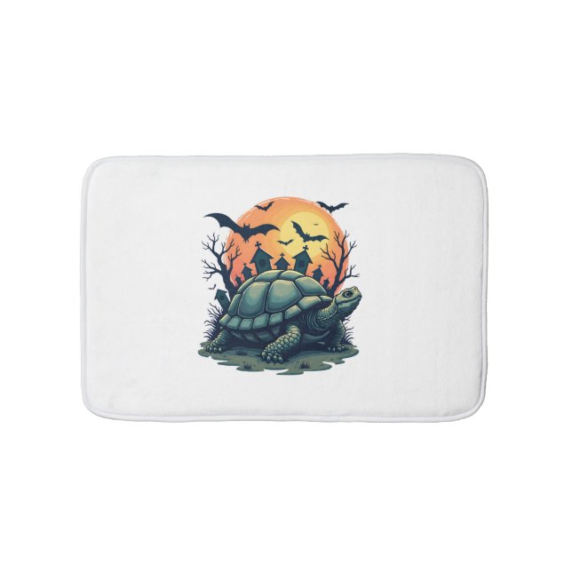 Muschel von Screams Turtle Badematte (Vorderseite)