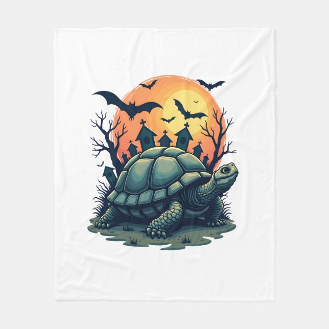 Muschel von Screams Turtle Fleecedecke (Vorderseite)