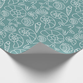 Muschel Weihnachten Geschenkpapier