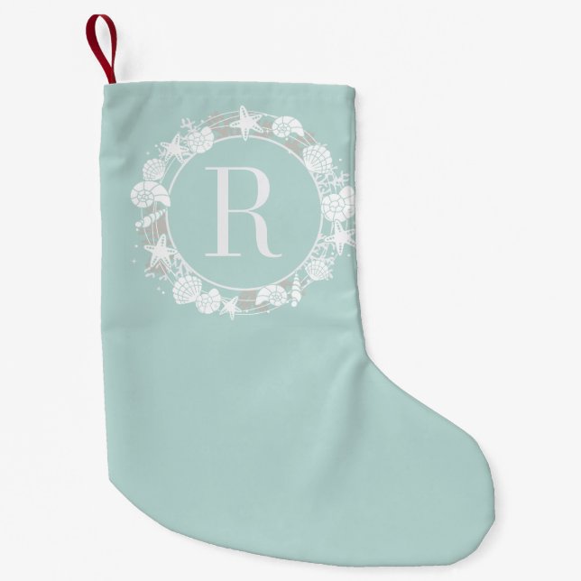 Muschel Weihnachtsmann Strumpf Kleiner Weihnachtsstrumpf (Vorderseite)