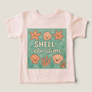 Muschel Yeah - Funny Summer Beach T - Shirt für Ki