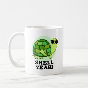 Muschel Yeah Funny Tortoise Pub Kaffeetasse