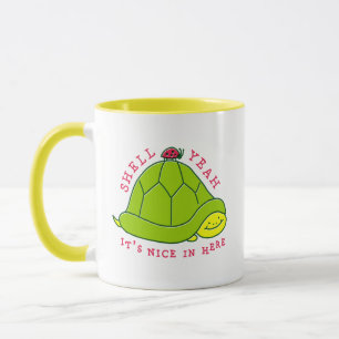 Muschel-Yeah Introverted Schildkröte-niedliche Tasse