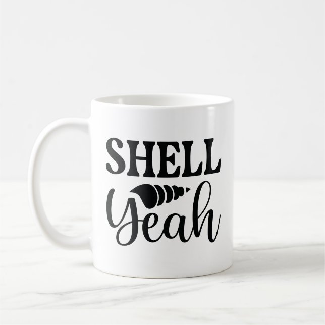 Muschel Yeah Kaffeetasse (Links)