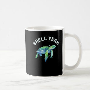 Muschel Yeah - Niedlich Tortoise & Sea Turtle Love Kaffeetasse