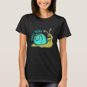 Muschel Yeah Schnecke Schnecke Landwirtschaft Heli T-Shirt
