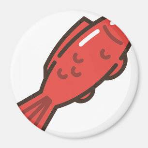 Muschelfisch Magnet