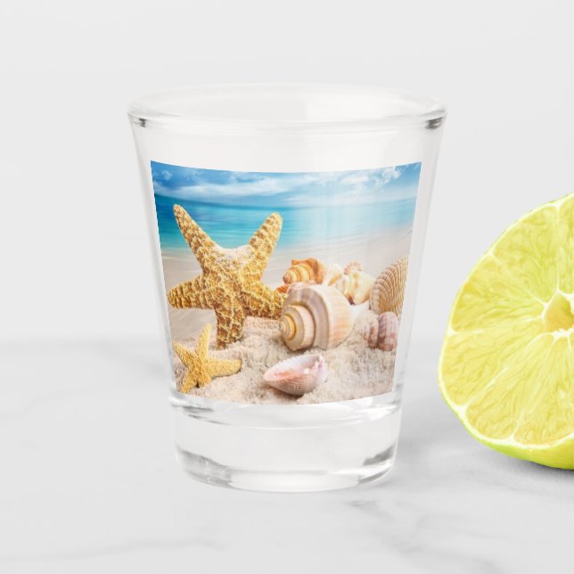 Muschelglas Schnapsglas (Vorderseite)