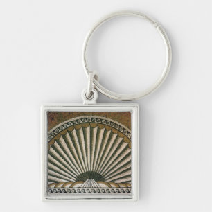 Muschelmosaik, Gebäude I der Insel-II ANZEIGE Schlüsselanhänger