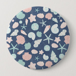 Muschelmuster Button