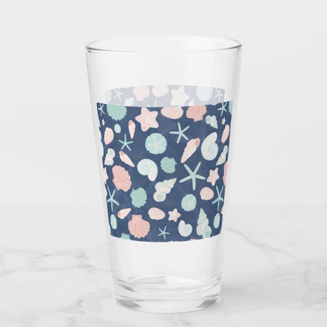 Muschelmuster Glas (Vorderseite)