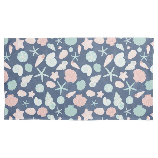 Muschelmuster Kissenbezug (Vorderseite)