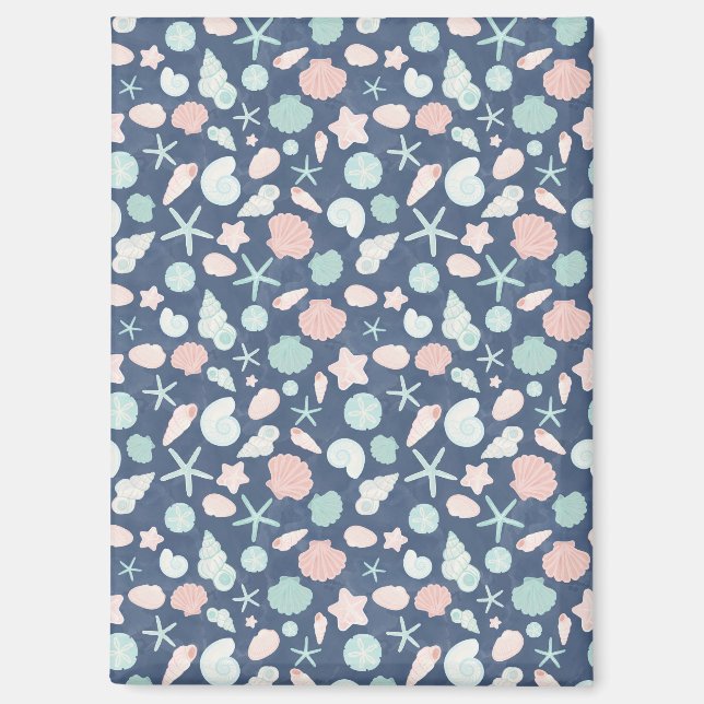 Muschelmuster Magnet (Vorderseite)