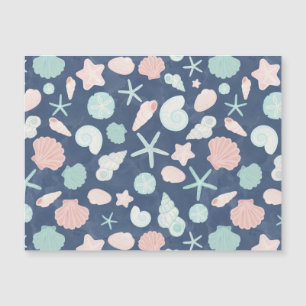 Muschelmuster Magnetkarte