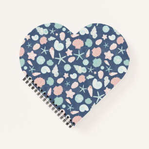 Muschelmuster Notizbuch
